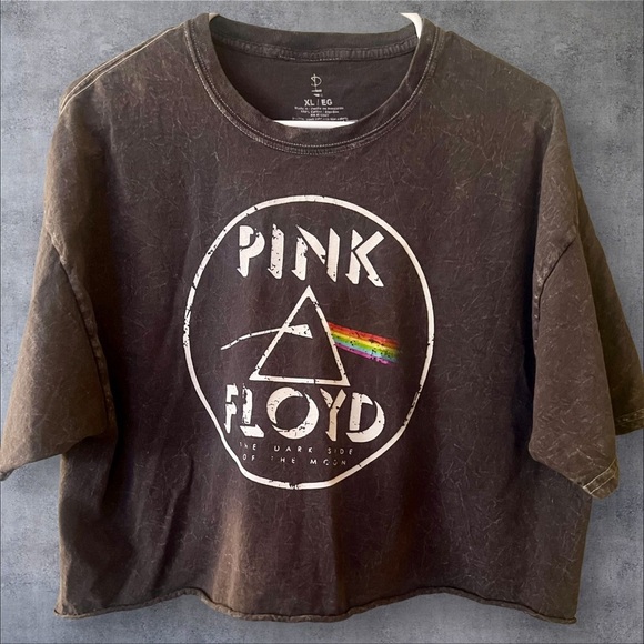 Pink Floyd Tops - Pink Floyd Dark Side of the Moon Crop T Shirt